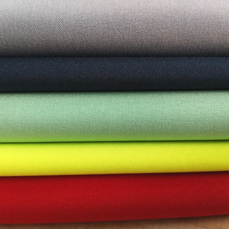Make to order stretch fabric bonded fleece with TPU membrane 3 layers breathable waterproof 320gsm solid dyed fabric for garment