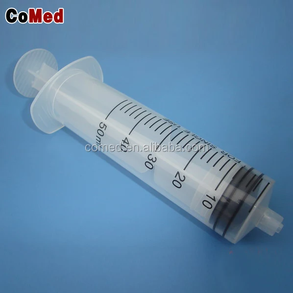 Plastic luer lock largest syringe 100ml food syringe