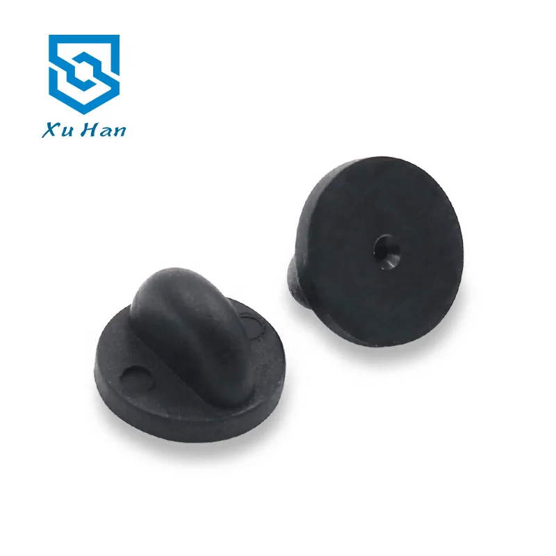 Качественная и дешевая задняя булавка из ПВХ, резиновая задняя булавка для лацкана