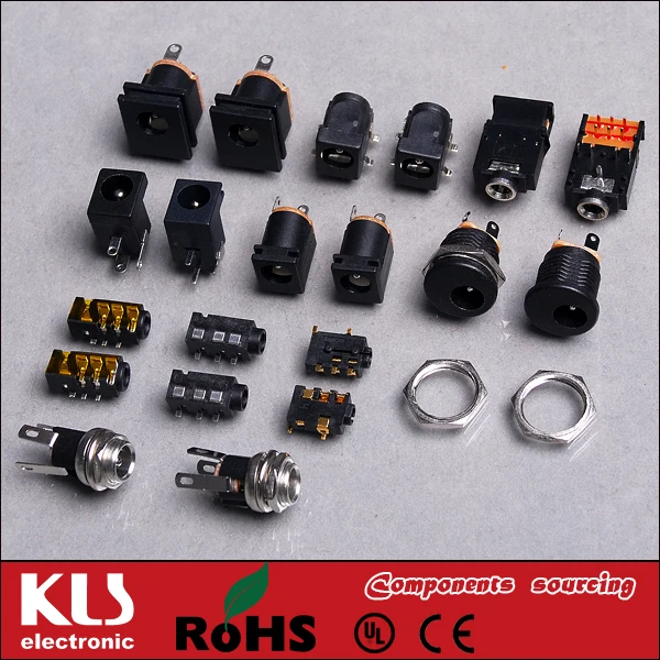 Good quality 246 KLS brand 3.5mm pcb mount audio jack