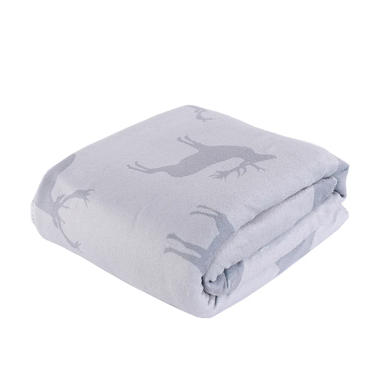 
Microprocessor pvc zipper bag blanket printing fabric plain white baby Compatible products 