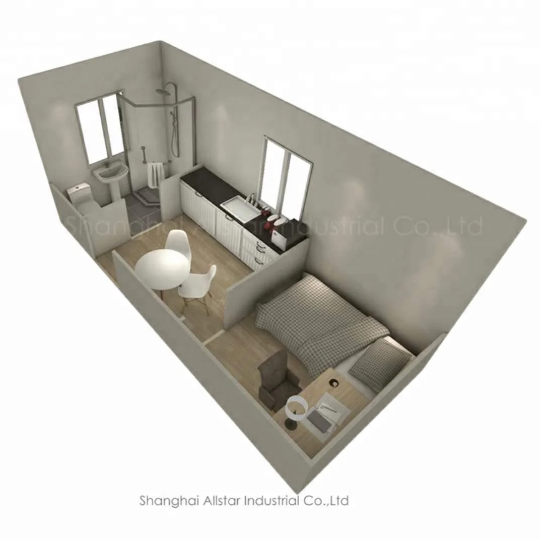 Cheap prefab houses portable toilets cabin movable container house for sale