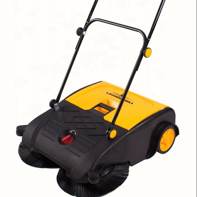 
eco-friendly two side brush paper scraps small debris easy cleaning floor machinery cleaning machine 