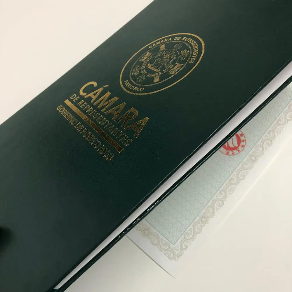 
Amazon hot sale custom school graduation paper certificate holders 