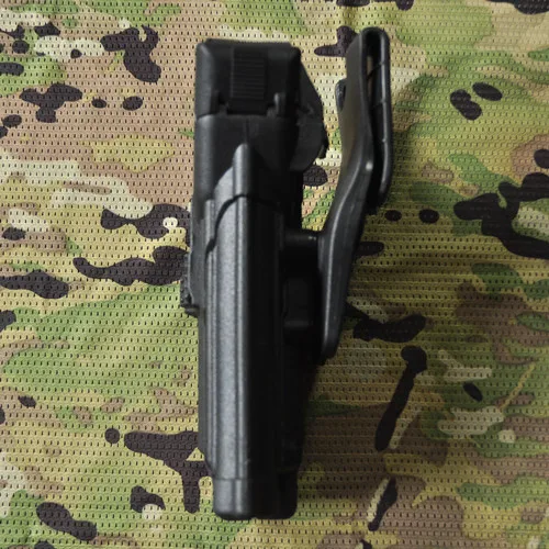 Loveslf military tactical gun holster BK LV3 M9 with light plastic waist holster