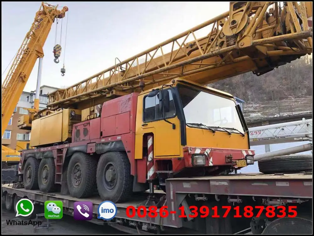 Used LIEBHEER 50T truck crane, used mobile truck crane LIEBHERR 50T mobile crane for sale