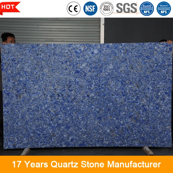 chinese wholesale largest size polished quartz slab