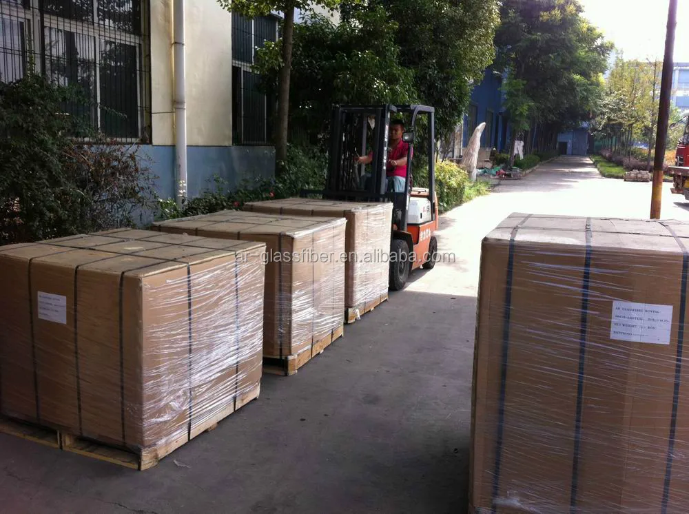 
Cost-effective ZrO2 16.7% AR Fiberglass Spray Roving for GRC application 