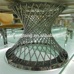 royal luxury wedding gold stainless steel base  round marble top hotel table and chair modern designs