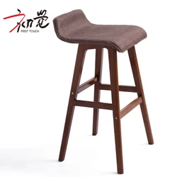 High Cost Performance Sturdy leather leather wooden bar stool/bar stool chair