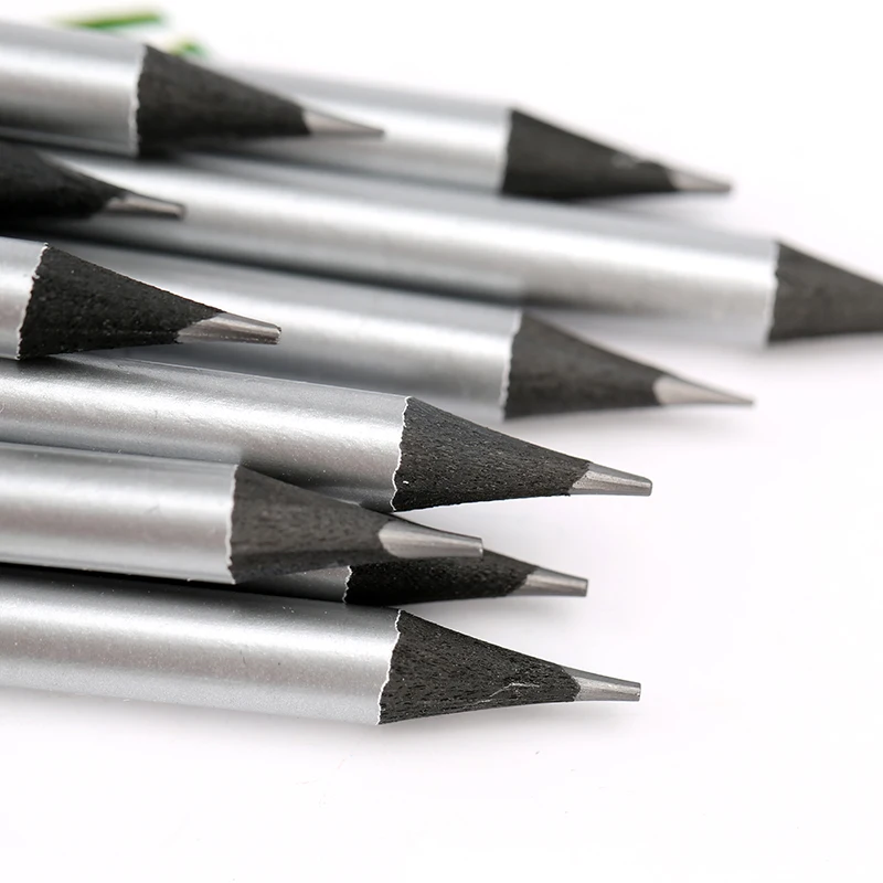 
black wood pencil with eraser wooden artist pencils 