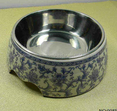 Нержавеющая сталь индивидуальные меламиновые с изображением собака чаша