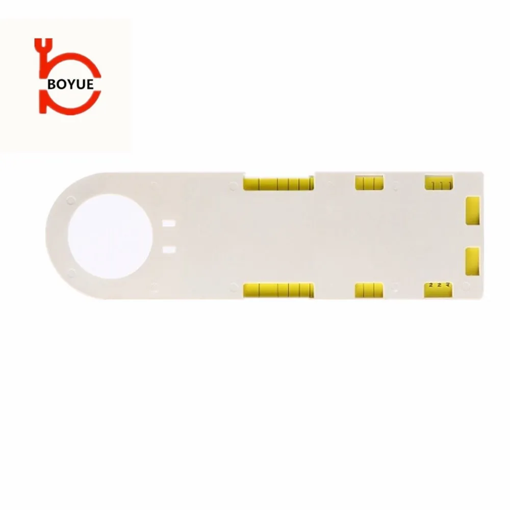 BOYUE high quality plastic scaffolding parts safety lockout tagout  inspection scaffold tag holder