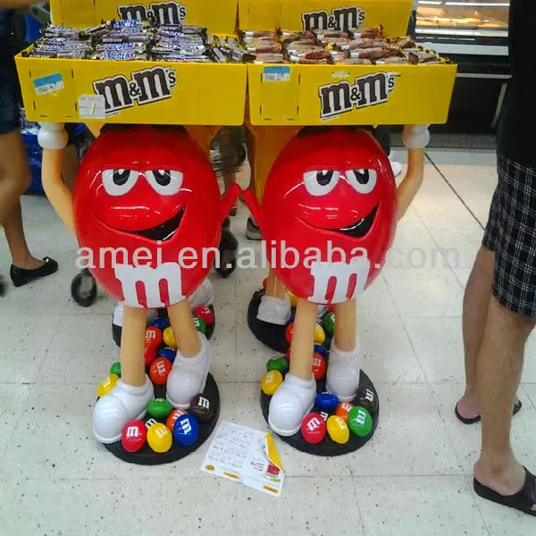 Пластиковая шоколадная рекламная кукла