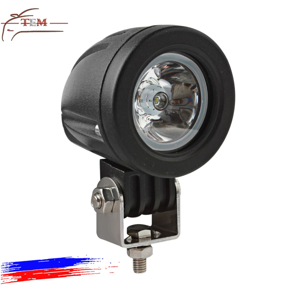 Motorcycle headlight 10W spot light with demon eyes Motorbike LED Light fog light