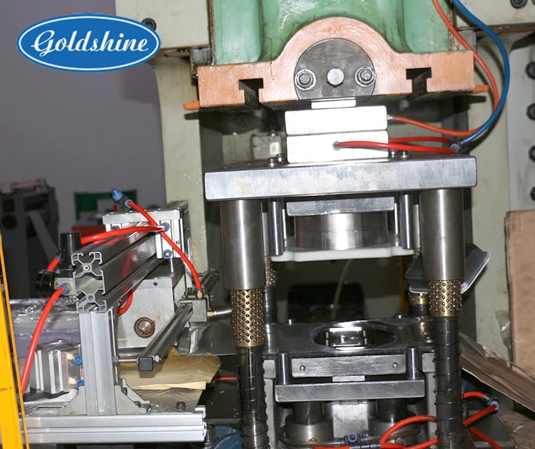 Alu Food Container Making Machinery Foil Machine Aluminum Tray for Packaging Punching Machine Hydraulic 310~450mm 5.5~7.5KW 70mm