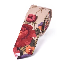 Wholesale Neckties Flower Ties Cotton blank tie