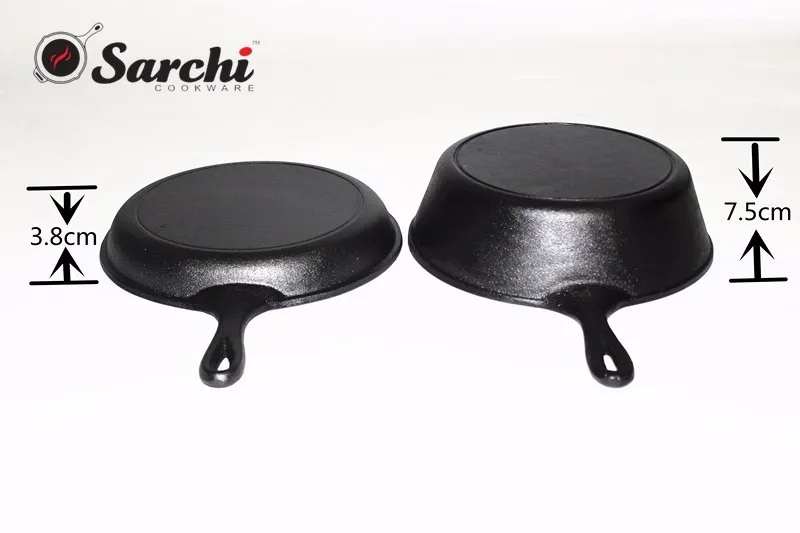 Seasoned Cast Iron 3 Quart Dutch Oven Set with Skillet Lid