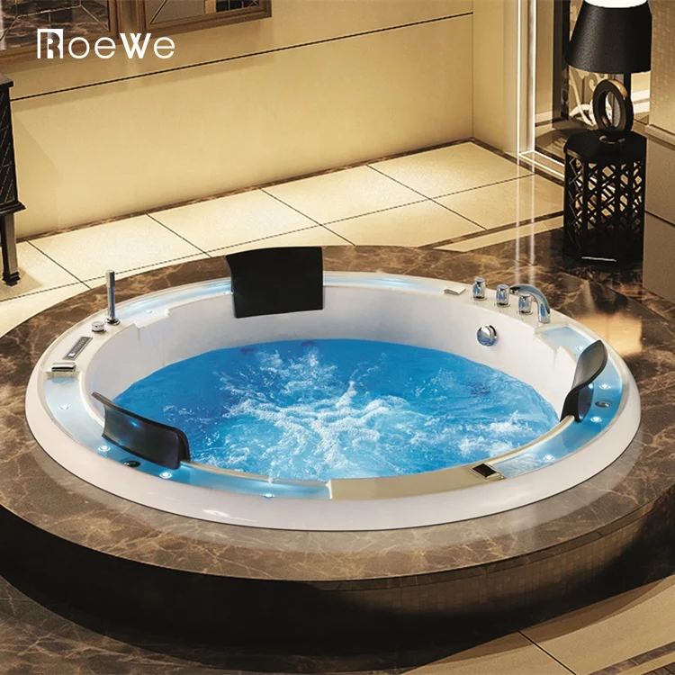Drop in whirlpool bathtubs, big size build-in bathtub acrylic hydro therapy massage bath tub whirlpools