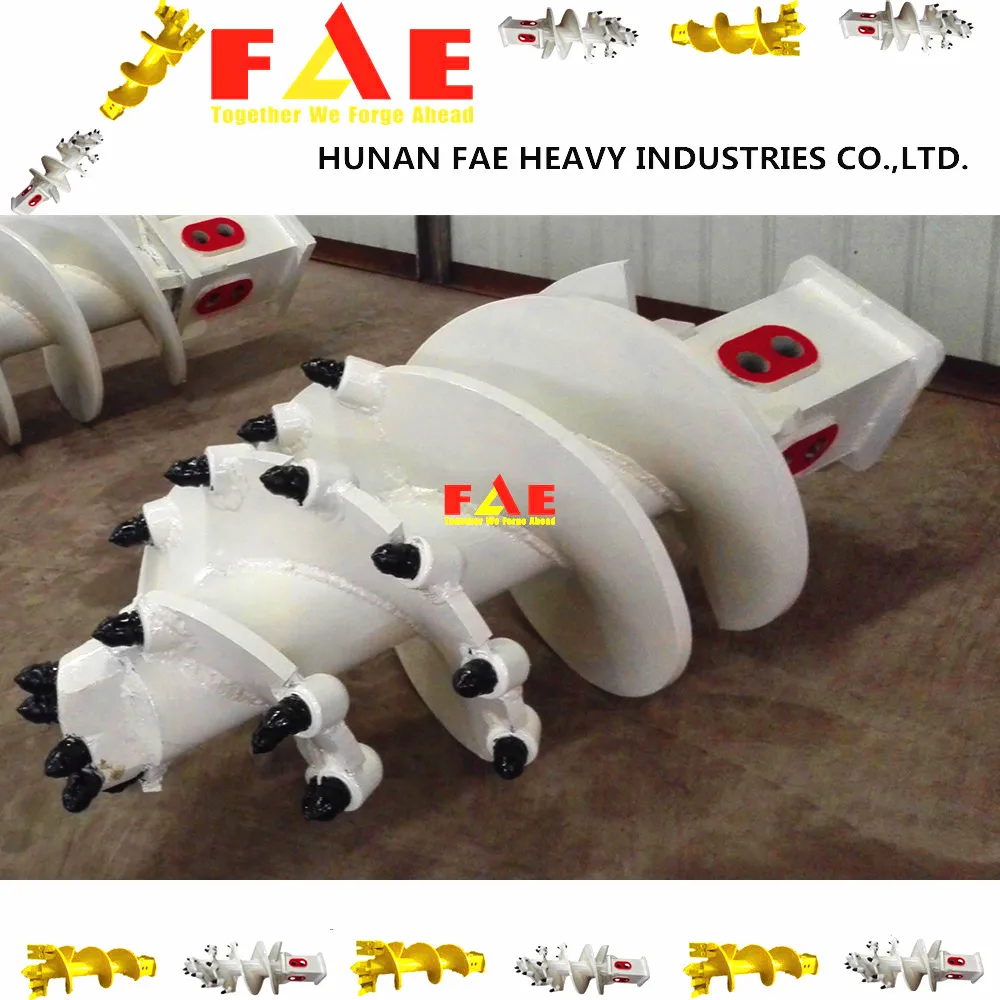 Quality hydraulic rock earth auger for hard rock