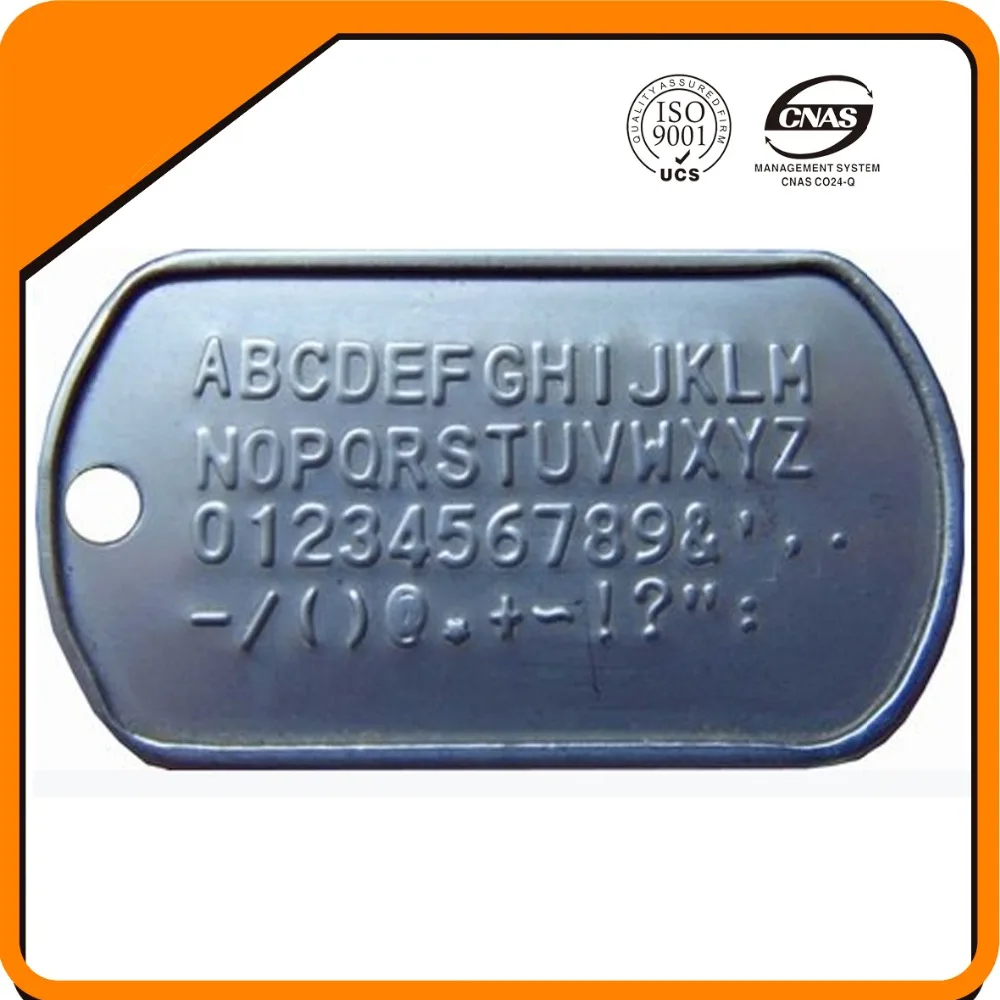 
52 Character Steel Metal ID Card Military Embossing Stamping Machine Manual Dog Tag Embosser 