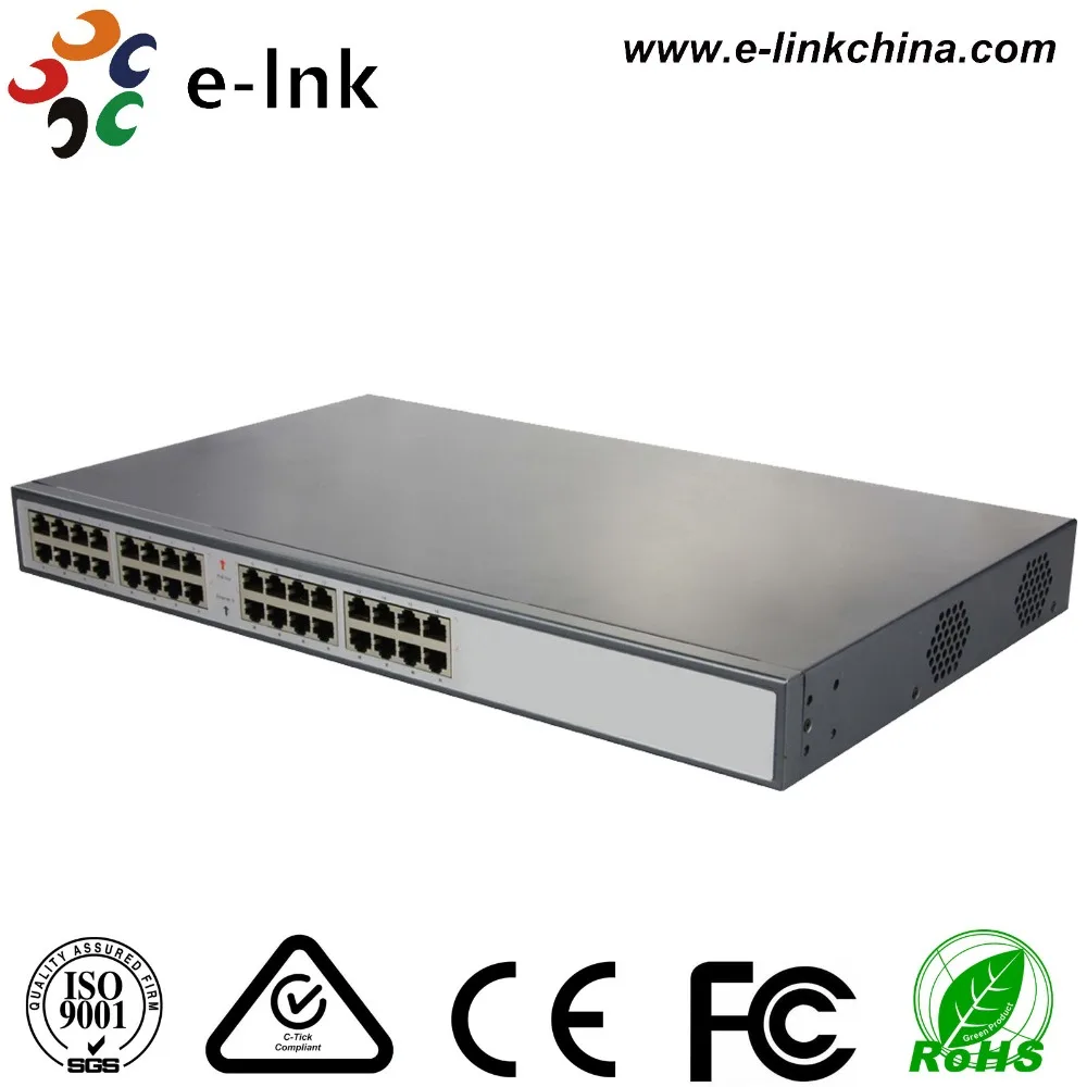 10/100/1000M 16 Ports 48V 15.4W POE Injector