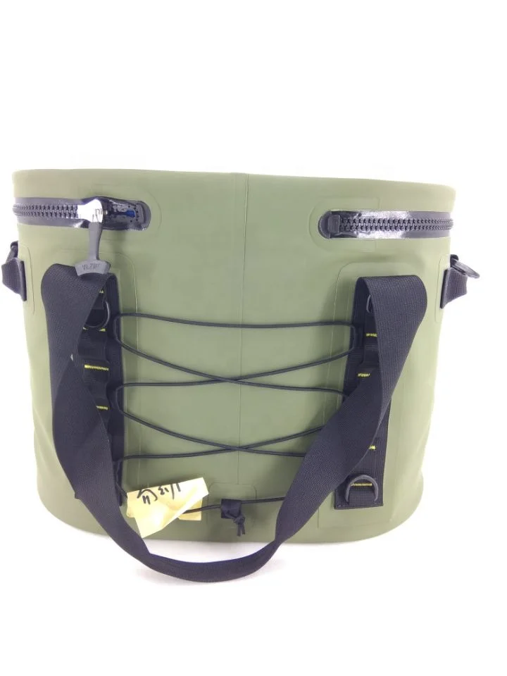 Disposable Cooler Tote Bag Insulated with Divider, Lunch Cooler Bag for Kids and Phone, Cooler Ice Bag for Bottle CANS Thermal