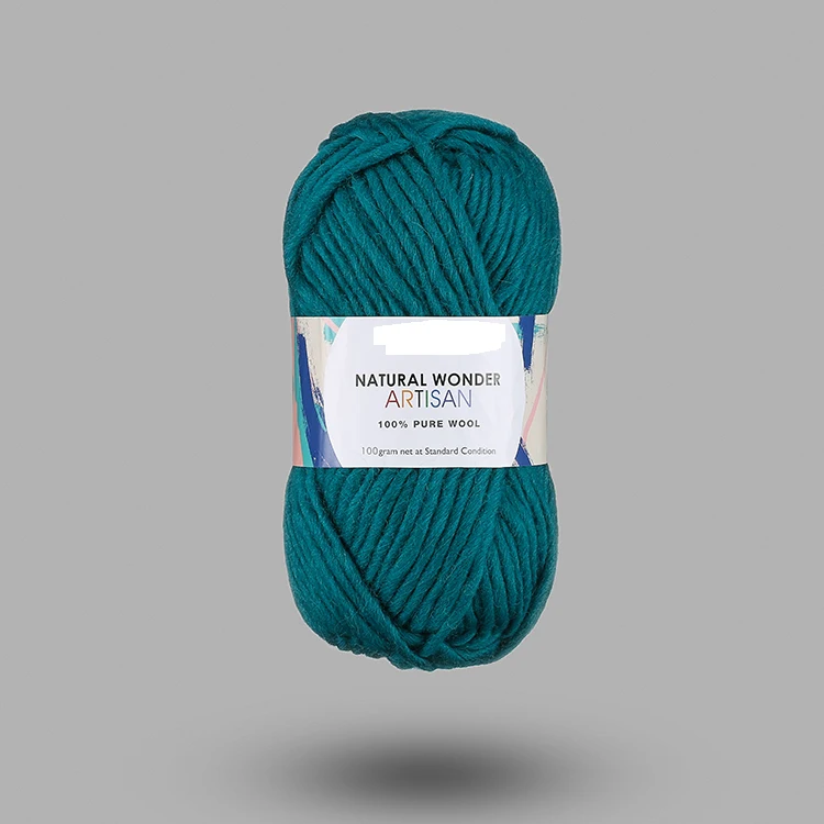 
Top Sale Solid Hand Knitting Wool Yarn in Ball 