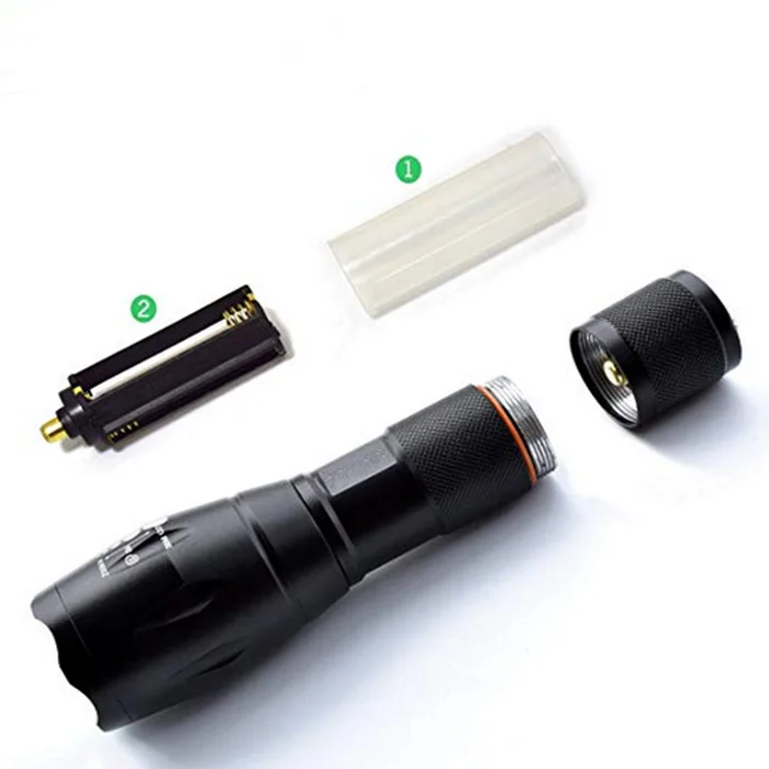 Powerful T6 LED Flashlight Super Bright Aluminum Alloy Portable Torch USB Rechargeable Outdoor Camping Tactical Flash Light