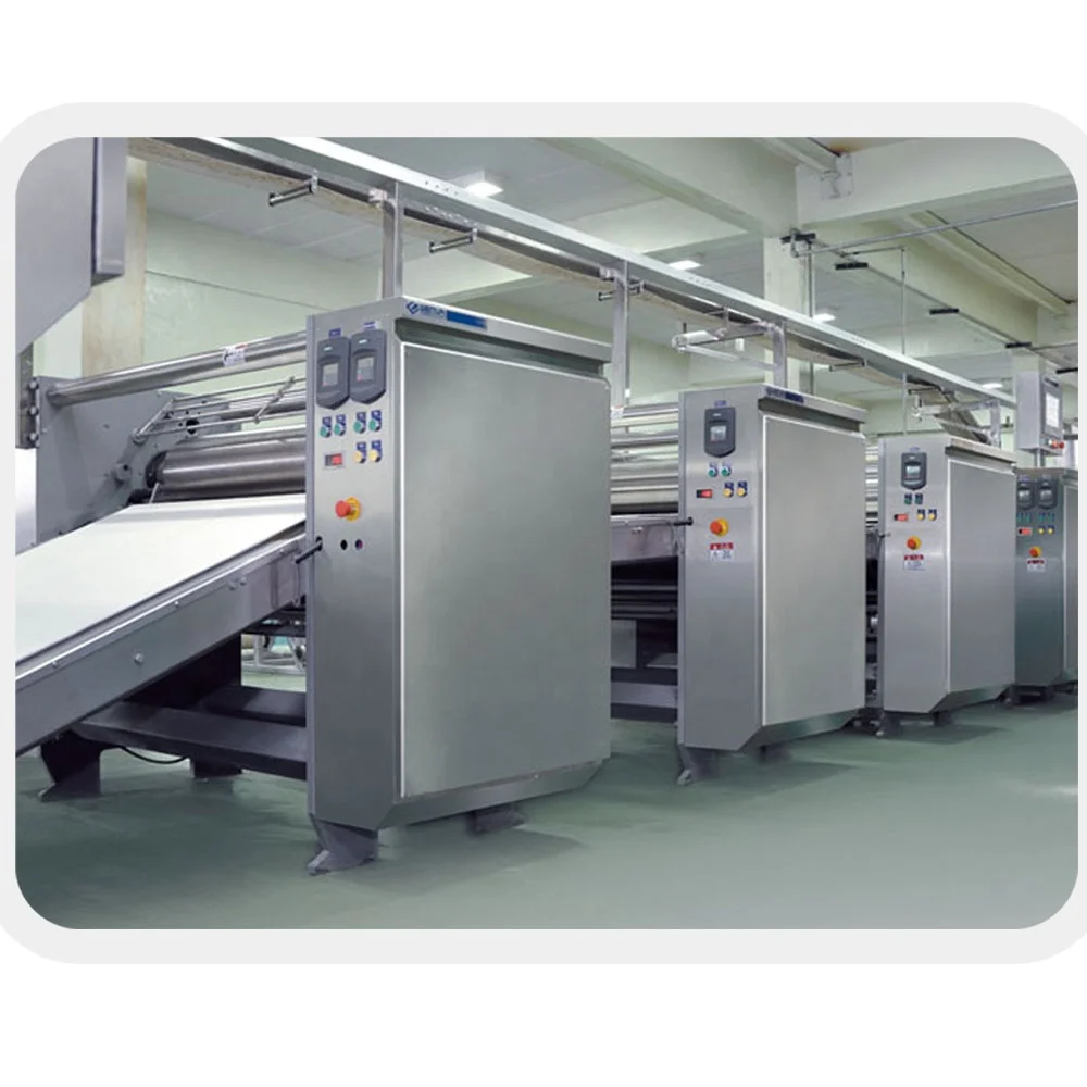 
Automatic big production soft and hard small biscuit making line 