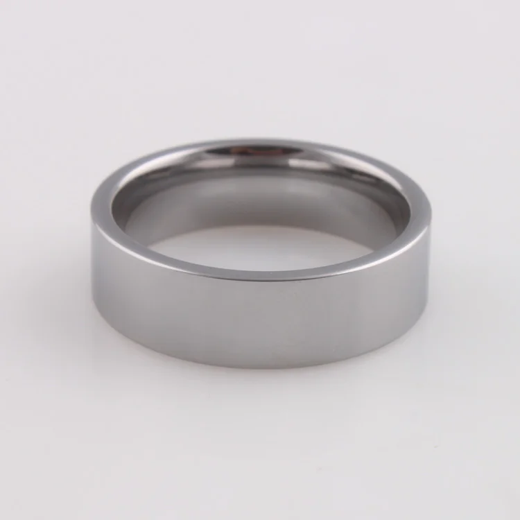 Men Design Simple Tungsten Ring Blank