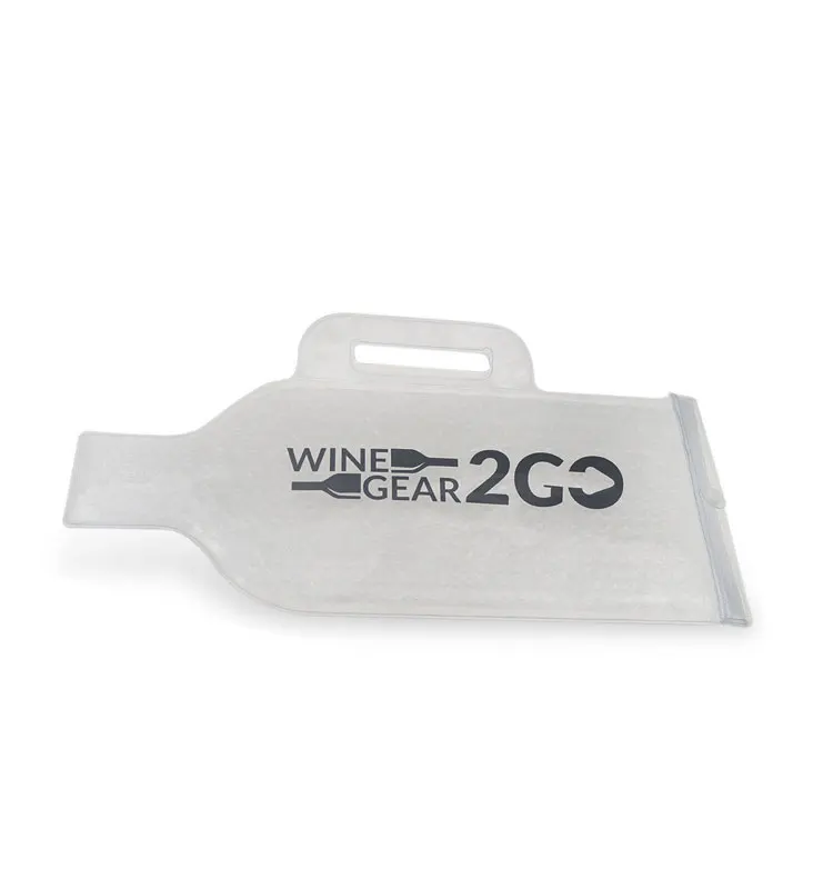 PVC bubbles Free Plastic Wine Bottle Air Bubble Protector Packaging WineSkin Bag for Travel Safe Ensure
