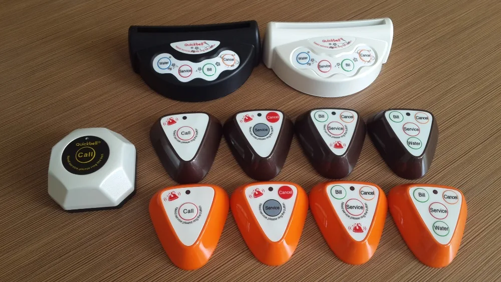 Небольшой и Стабильный Ресторан Официант или Официантка Таблица Систему Вызова