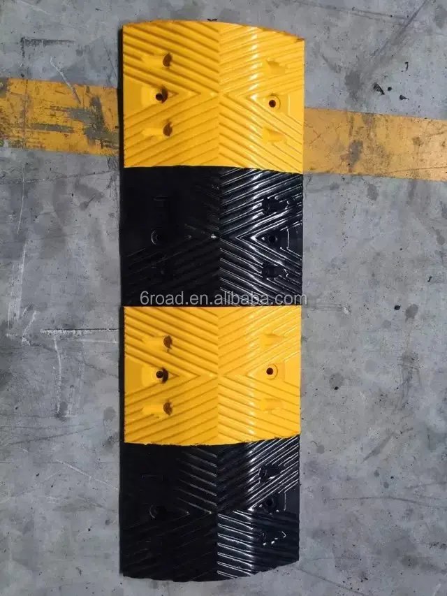CE RoHS Traffic Road Safety Rubber Types of Speed Breakers