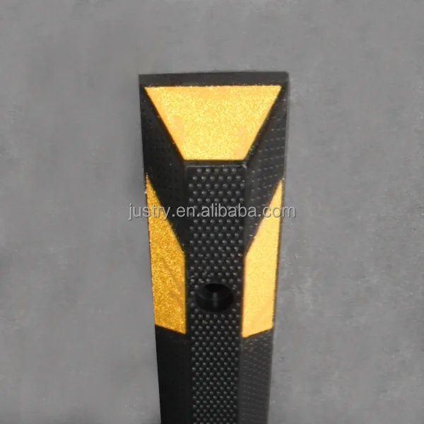 China low price Rubber Wheel Stop Parking Curb block