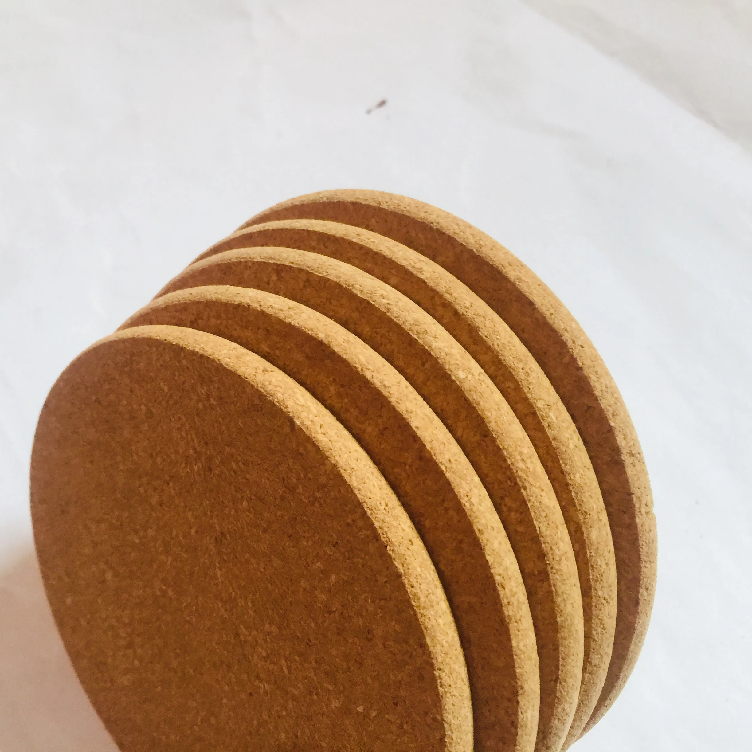 Round 9cm Blank Backing Logo Holder Print Wood Cup Printing Tin Cork Coaster Custom Cardboard Beer Coasters