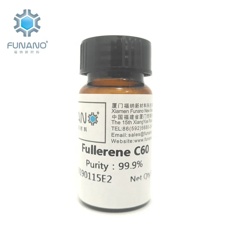 
Funano Pharmaceuticals Intermediates Carbon Chemicals Raw Materials Cosmetics OE Carbide Powder 99.9% CAS 99685968 Fullerene C60 
