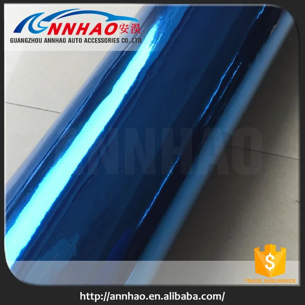 Annhao 1.52*20 М Автомобиль Обертывание Материал Блеск Черное Зеркало Chrome Винил Автомобиля Обертывание