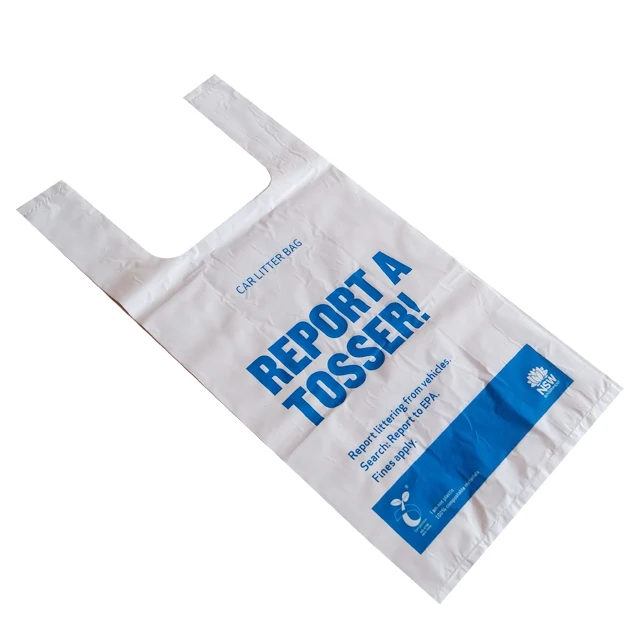 corn starch based biodegradable plastic carry bag