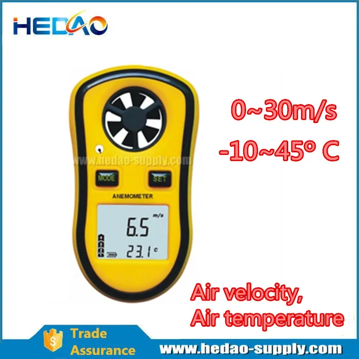 2016 Китай Поставщиком Анемометр Термометр Скорость Ветра Измеритель Метеостанция