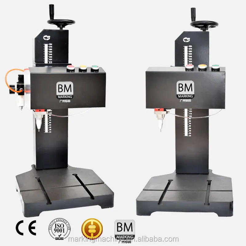 car frame/engine/metal pipe desktop pneumatic dot peen marking machine hot sale Shanghai