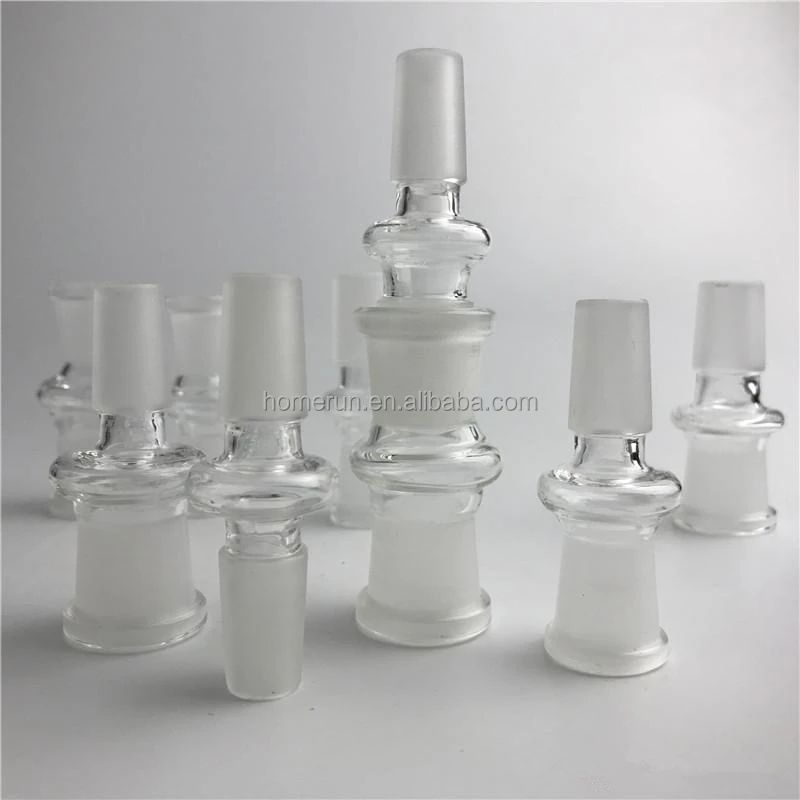 Glass Adapter 14mm 18mm Male Female Nectar with Grinding Mouth Glass Adapters smoking accessories
