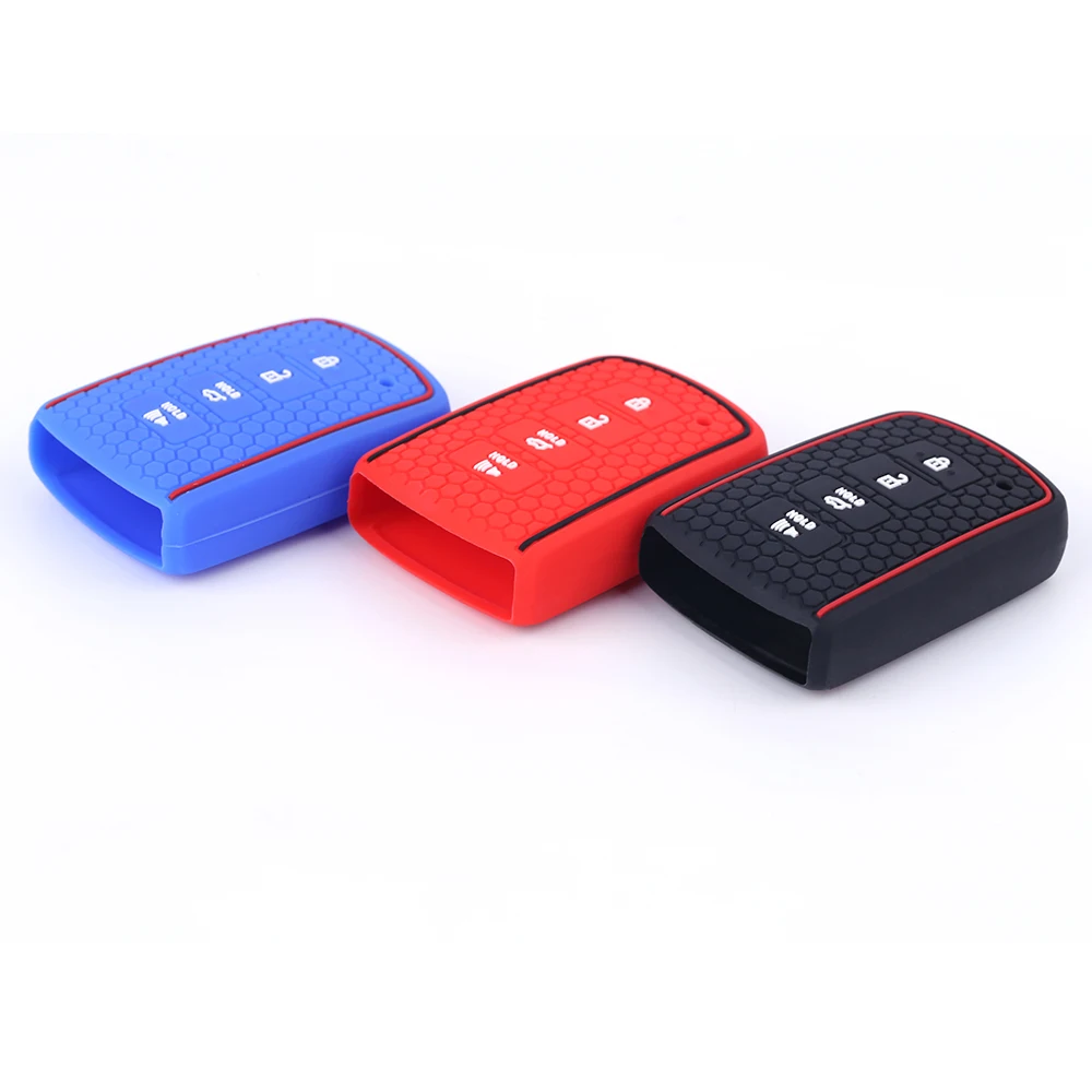 Factory Wholesale Price 4 button Silicone Remote Car Key Cover