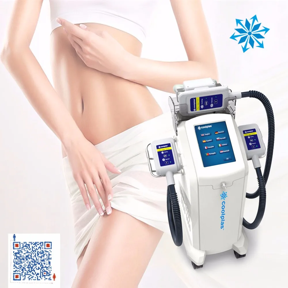 Strong vacuum weight loss coolplas fat reduce body freezing slimming cryolipolysis portable beauty machine