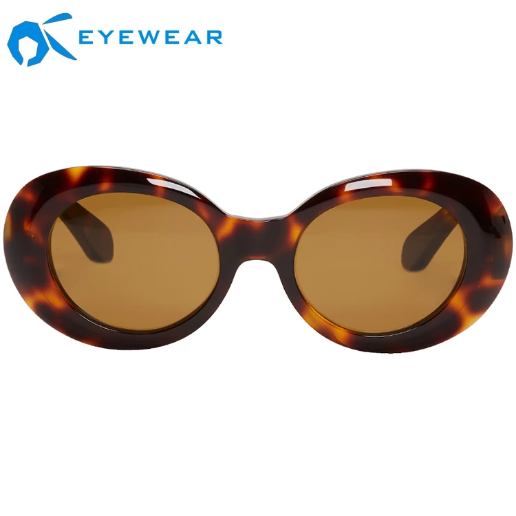 Oval custom cat eye sungshades sunglasses tortoise Korea eyewear cheap optical frame women shades sunglasses