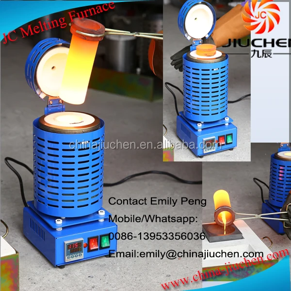 JC-K-220-2 Mini Portable Scrap Metal Melting Furnace