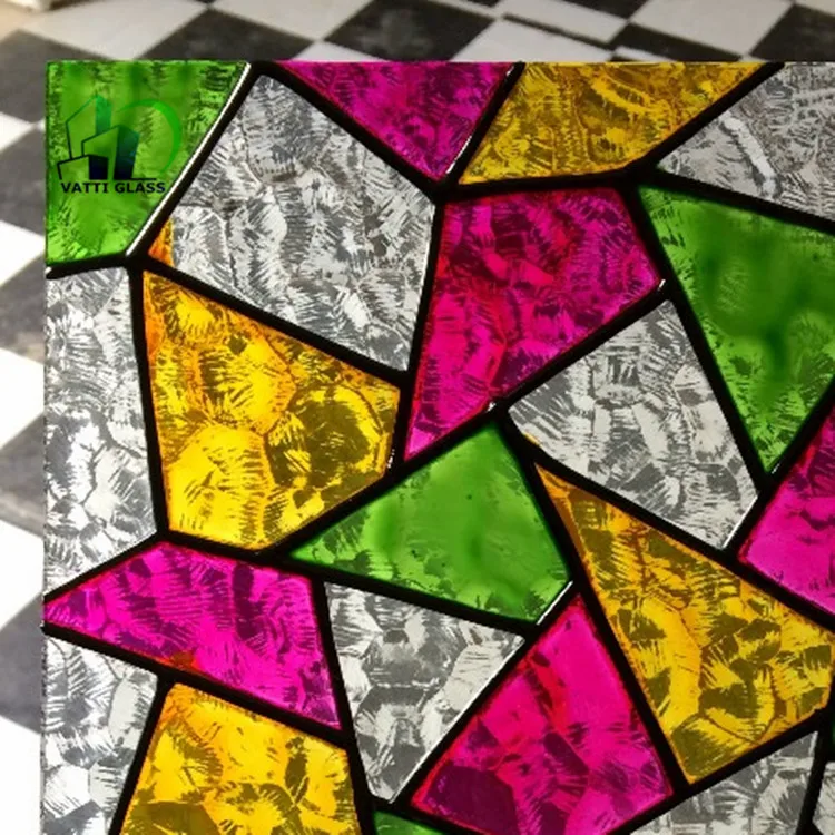 Витражная мозаичная плитка в стиле