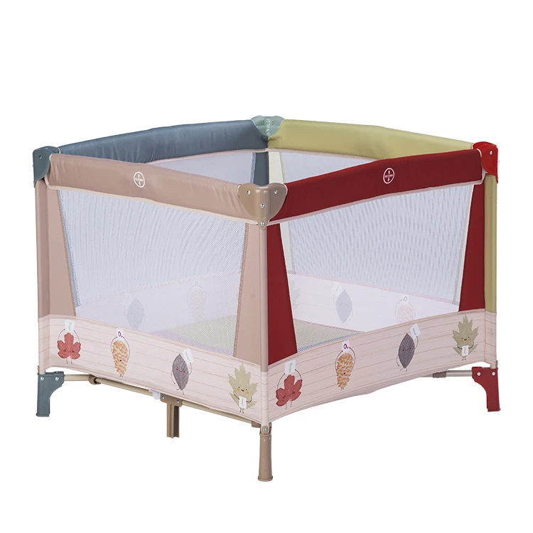 
OEM cheap square steel folding portable European quality baby playpen 
