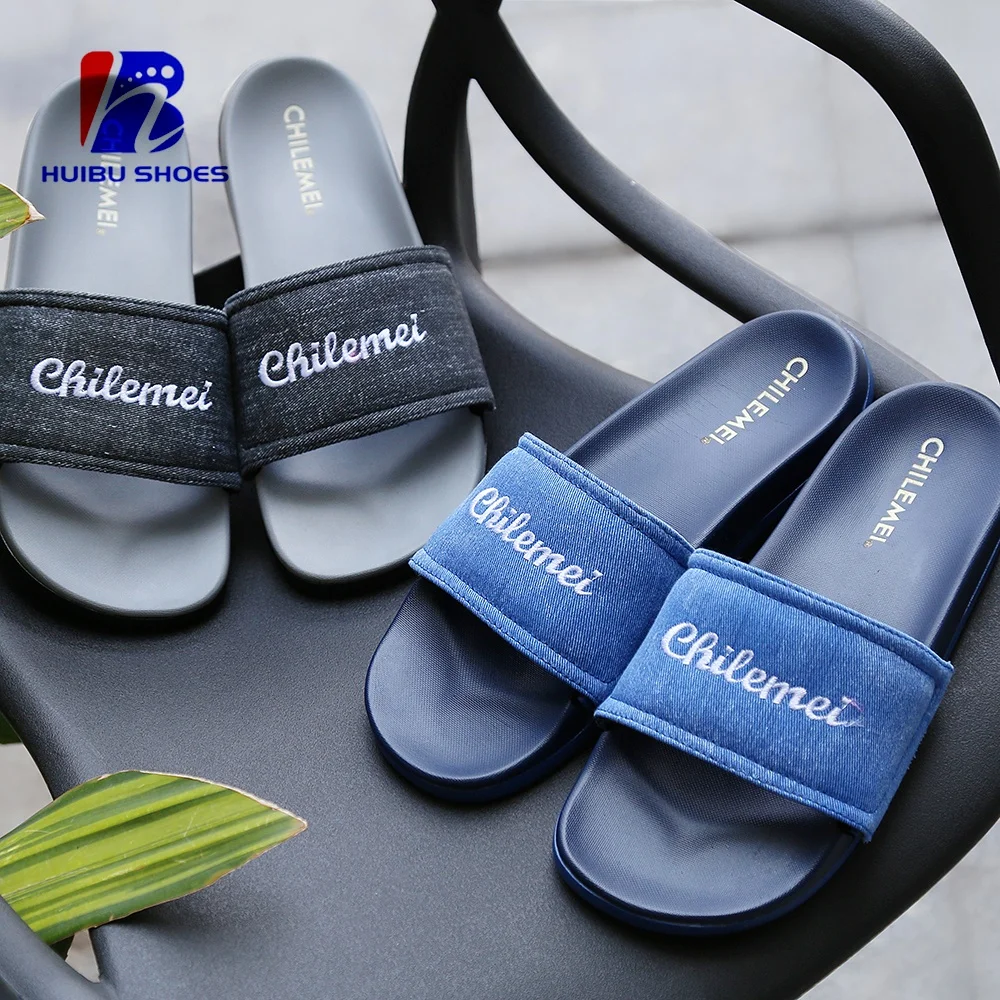 
Custom Casual Man Sports Slide Sandal With Logo Design 