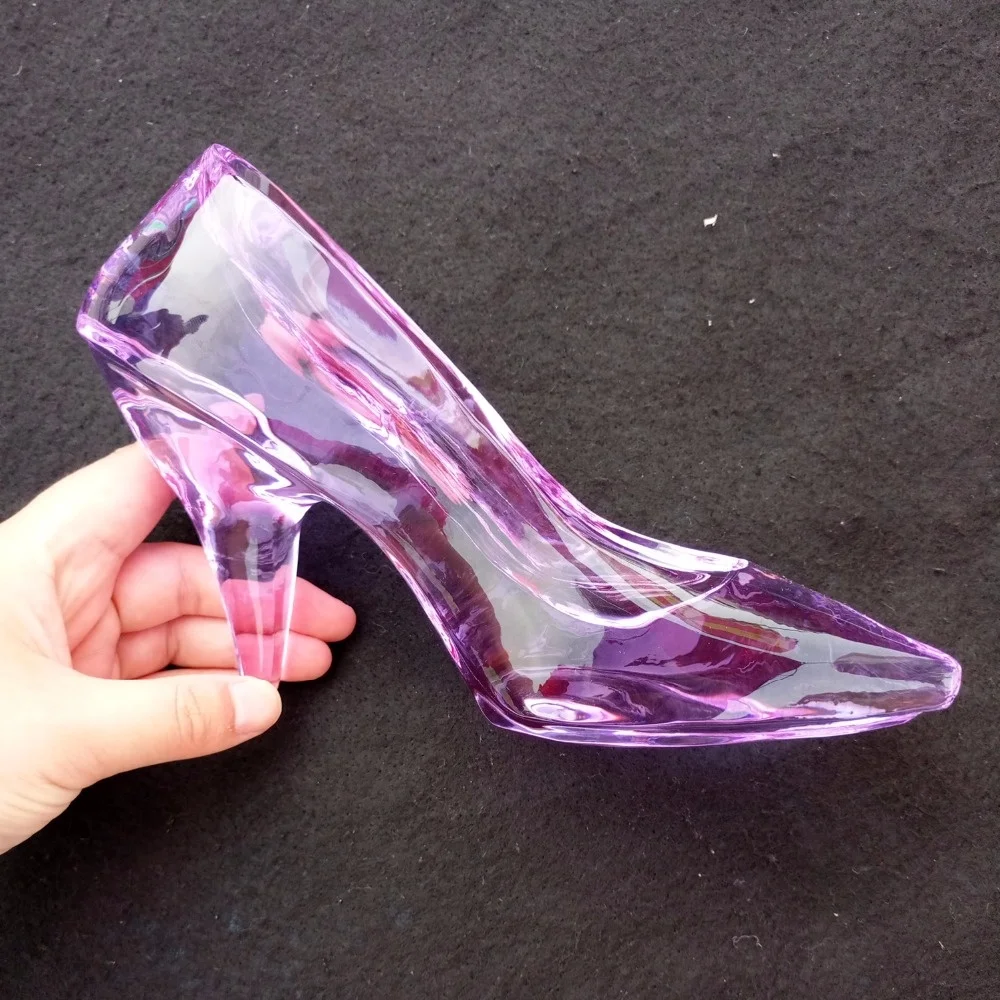 Custom Cinderella Shoes Crystal Glass Shoes for cinderella glass shoes